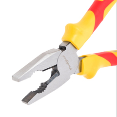 34-5-220 Плоскогубцы комбинированные FINE, 200 мм, HCS, двухкомпонентные рукоятки (РемоКолор)