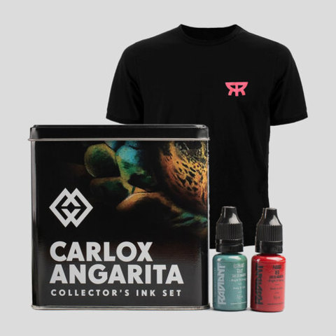 КРАСКА RADIANT COLORS CARLOX LIMITED EDITION SET + PINK LOGO T-SHIRT