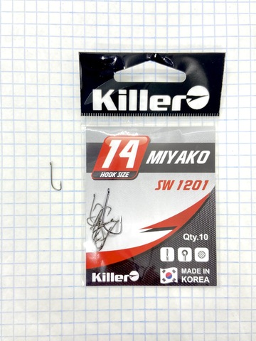 Крючок KILLER MIYAKO № 14 продажа от 10 шт.