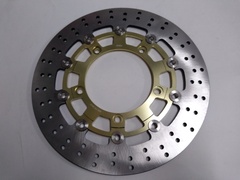 Диск тормозной передний золотой на SUZUKI DL V-STROM ABS, GSX F  650, GSX S ABS, DL V-STROM ABS, GSF BANDIT S ABS 1250 12-16, B-KING, GSX R HAYABUSA