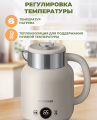 Чайник Qcooker Kettle (CR-SH1501) 1.5л Бежевый RU