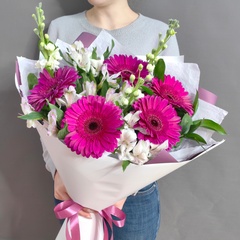 Авторский букет с герберами