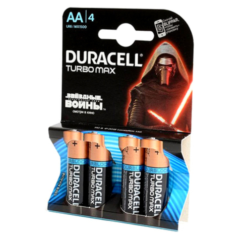 Батарейка пальчиковая"DURACELL TURBO MAX"