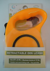 Рулетка - поводок для собак с механическим блокиратором длины RETRACTABLE DOG LEASH, 5 м