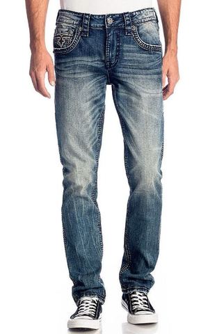 Rock Revival | Джинсы мужские CRESDENT A200 ALT STRAIGHT TJ3551A200 перед