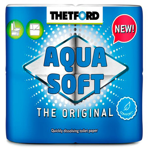 Туалетная бумага Aqua Soft