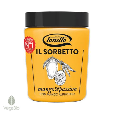 Мороженое итальянское сорбет Манго-маракуйя, 310г