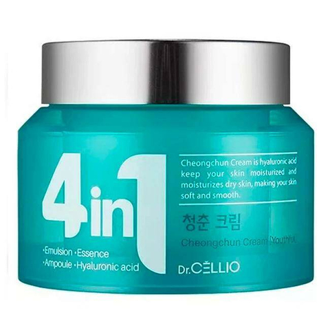 Dr.Cellio G50 4 In 1 Cheongchun Cream (Hyaluronic Acid) Крем для лица с гиалуроновой кислотой