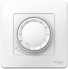 Светорегулятор (диммер) поворотно-нажимной универсальный 400ВТ, Белый  BLNSS040011
