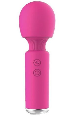 Розовый перезаряжаемый мини-wand Intimate Wand - CNT CNT-060033P