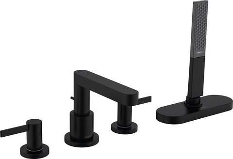Hansgrohe Finoris 76444670 Смеситель на борт ванны (чёрный матовый)
