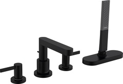 Hansgrohe Finoris 76444670 Смеситель на борт ванны (чёрный матовый) фото