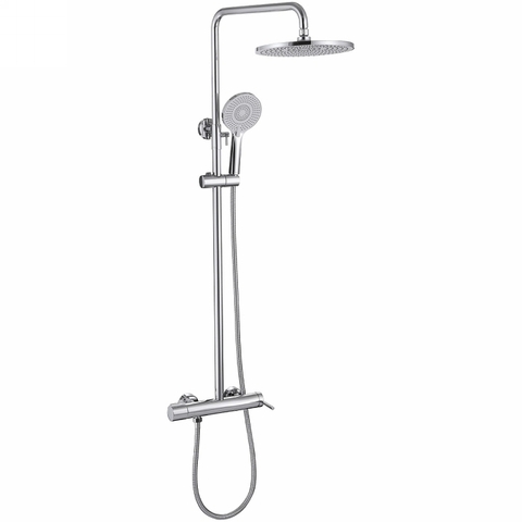 Душевая стойка ABBER Emotion AF8816 с изливом, хром