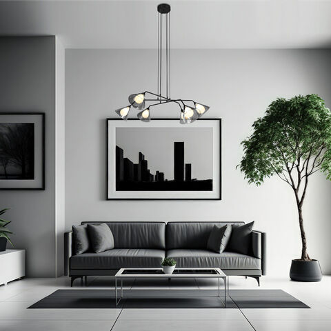 Подвесная люстра Eurosvet Enigma 70161/6 черный