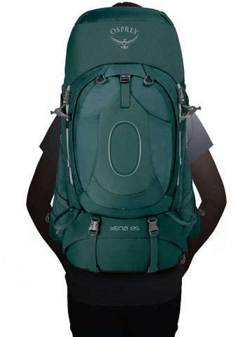 Картинка рюкзак туристический Osprey Xena 85 Canopy Green - 3