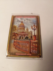 Магнит закатной (металл) виды СПб. 5 видов