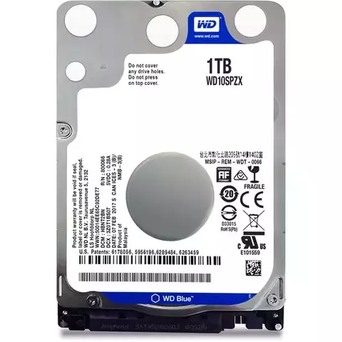 Жесткий диск WD Blue 1TB HDD 2,5