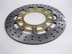 Диск тормозной передний золотой на SUZUKI DL V-STROM ABS, GSX F  650, GSX S ABS, DL V-STROM ABS, GSF BANDIT S ABS 1250 12-16, B-KING, GSX R HAYABUSA