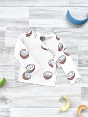 Распашонка Mjölk Кокосы