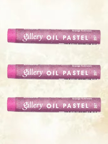 Пастель масляная мягкая профессиональная MUNGYO Gallery Холодный розовый №257 (3шт)