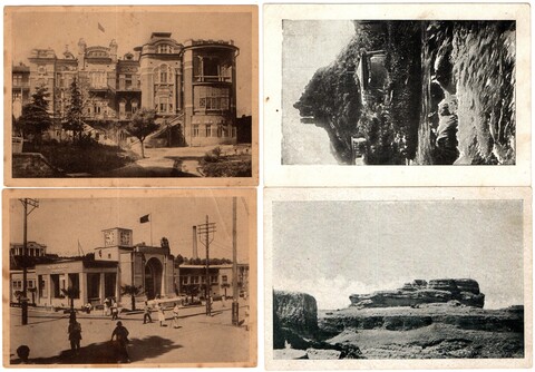 Открытки 4 шт. Кисловодск 1929-31 гг. Черно белые VF