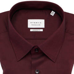 Сорочка мужская Eterna Modern Fit 8464-X181-97 из фактурной ткани вишневая