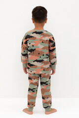 пижама  для мальчика  КП 1611/шалфей,кофейный,камуфляж