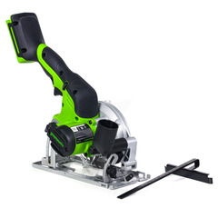 Циркулярная мини-пила Greenworks G24MCS 24V аккумуляторная, без АКБ и ЗУ