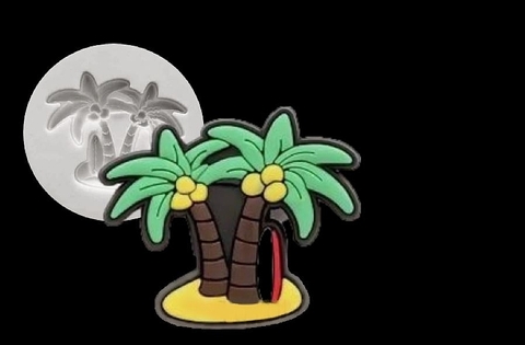 Силиконовый молд Пальмы