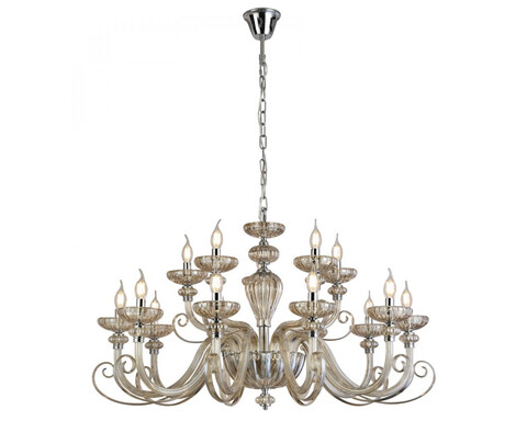 Подвесная люстра Newport ANNETTE 8620+5/C chrome cognac, М0071595