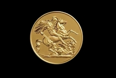 Силиконовый молд № 2286 медальон Георгий Победоносец