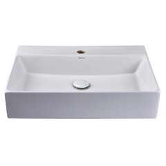 Splendy Memory ME10560T1NW Раковина шгв 600*450*130, отверстия для смесителя-1, цвет-белый фото