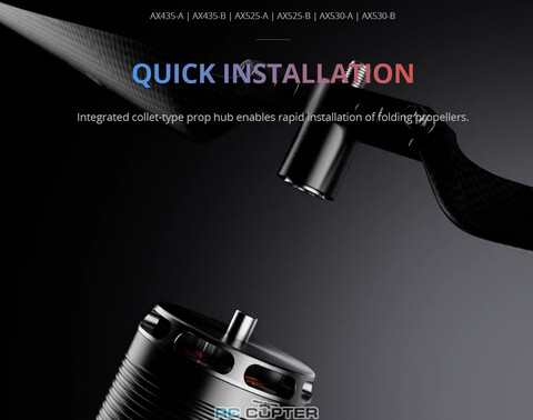 T-Motor AX435-B KV250 (17", 12S, 9.7 кг)