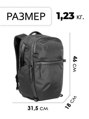 Картинка рюкзак городской Skully 13989 Black - 2