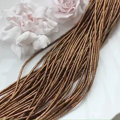 Гематин гематит, цилиндрические бусины, 8*2 мм, шоколад, 1 нить, ГМ103