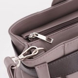 Сумка Саломея 2006 наппа тауп + шоколад