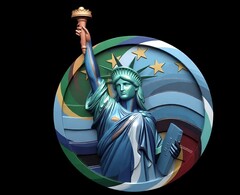 Силиконовый молд № 506 Медальон Статуя Свободы