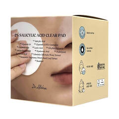 [DR. ALTHEA] Тонер-пэды для лица отшелушивающие с салициловой кислотой 2% Salicylic Acid Clear Pad,