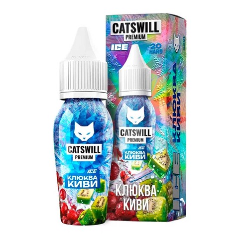 Жидкость CATSWILL PREMIUM ICE Salt 2% STRONG 30 ml - КЛЮКВА КИВИ