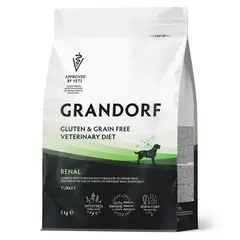 Корм для собак GRANDORF VETERINARY DIET Dog RENAL диетический для поддержания функций почек при ХБН, индейка 3кг