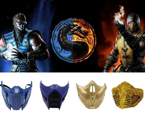 Моя реплика маски персонажа Scorpion из игры Mortal Kombat X | Пикабу
