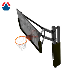 Стойка баскетбольная под бетонирование с металлическим щитом вынос 1200мм