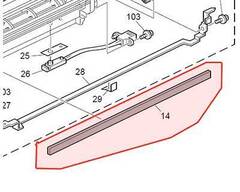 Пленка майларовая RICOH Aficio SP 8100DN (AA153443/AA15-3443)