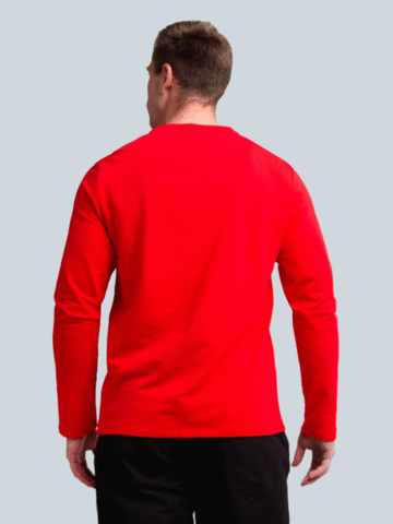 Джемпер красного цвета с V-вырезом (XS/44, S/46, M/48, XL/52, 4XL/58, 5XL/60) – Распродажа