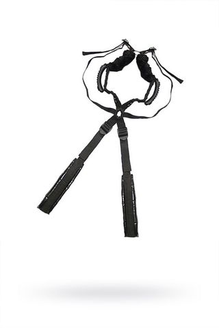 Чёрный бондажный комплект Romfun Sex Harness Bondage на сбруе - Romfun PE-002