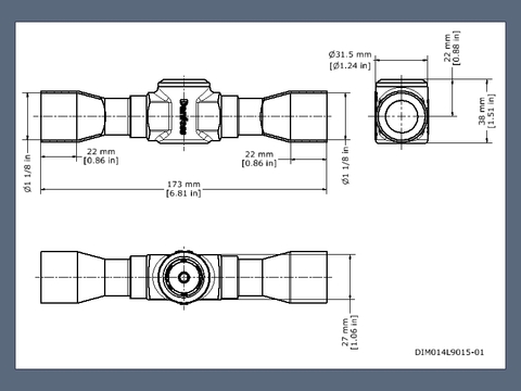 Danfoss 014L0187 SGP 22s N Cтекло cмотровое 1