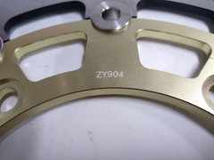 Диск тормозной передний золотой на SUZUKI DL V-STROM ABS, GSX F  650, GSX S ABS, DL V-STROM ABS, GSF BANDIT S ABS 1250 12-16, B-KING, GSX R HAYABUSA