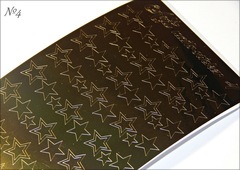 Металлизированные наклейки Arti nails Stiker цвет золото №4