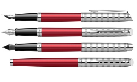 Ручка перьевая Waterman Hemisphere 2020 Deluxe Marine Red CT (2117789)