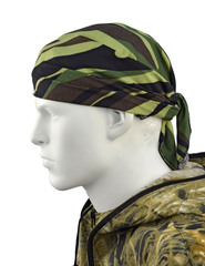 Купить Косынка-бандана кмф, зеленые расцветки в Магазине тельняшек
